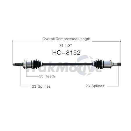 Surtrack Axle Cv Axle Shaft, Ho-8152 HO-8152